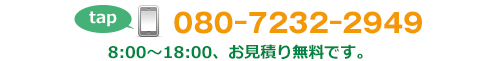 電話番号080-1350-5325